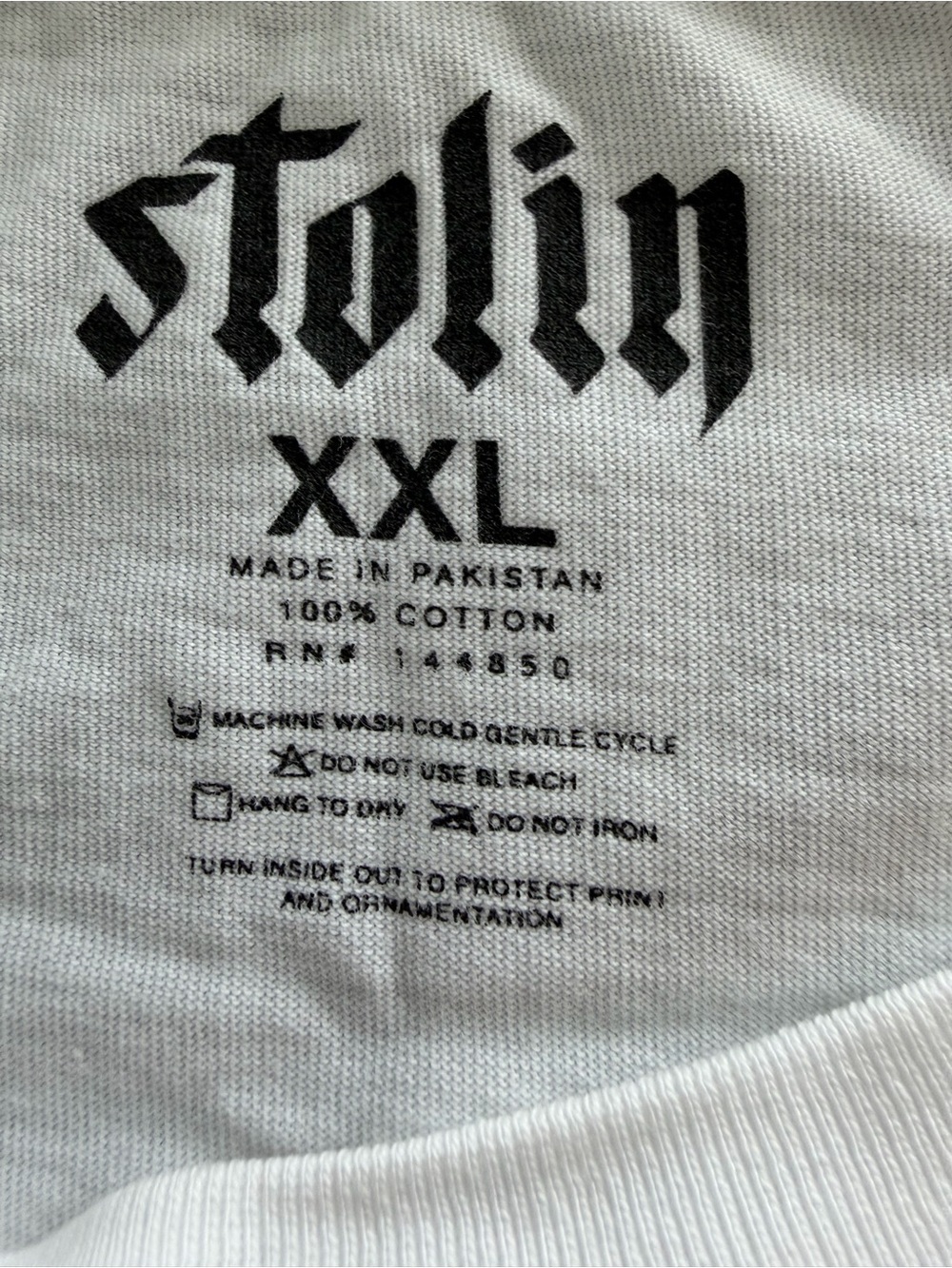 Stoln White Graphic Skull Muscle Tee - Picture 4 of 4